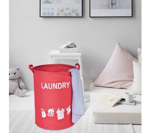 Canasto Laundry Rojo